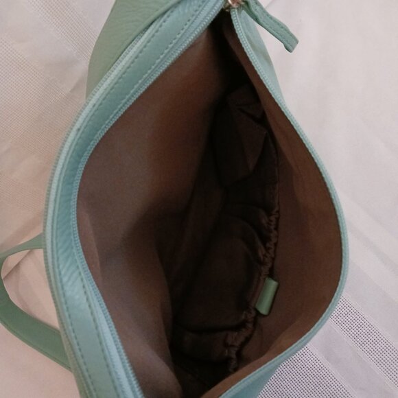 Stone Mountain Teal Leather Purse - Picture 8 of 10